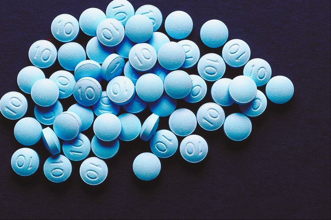 Os comprimidos son un medicamento común usado para tratar a disfunción eréctil. 